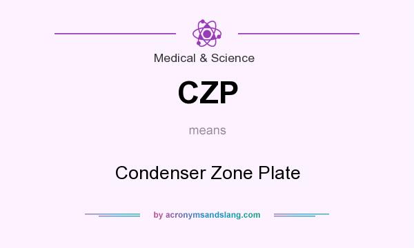 What does CZP mean? It stands for Condenser Zone Plate