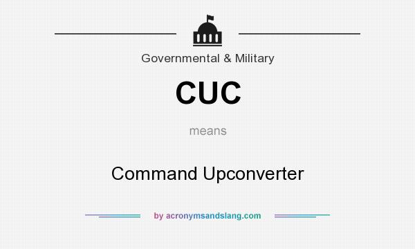 What does CUC mean? It stands for Command Upconverter
