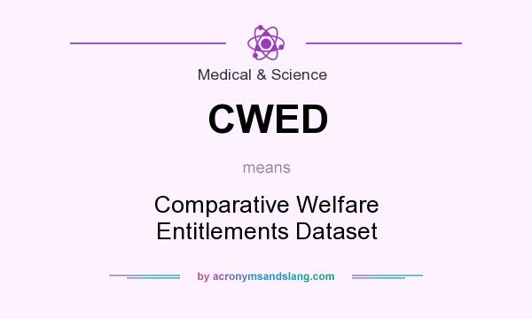 What does CWED mean? It stands for Comparative Welfare Entitlements Dataset