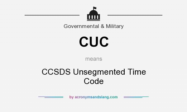 What does CUC mean? It stands for CCSDS Unsegmented Time Code