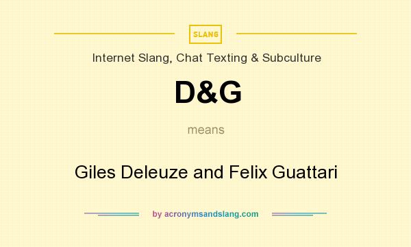 d and g meaning