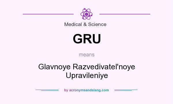What does GRU mean? It stands for Glavnoye Razvedivatel`noye Upravileniye