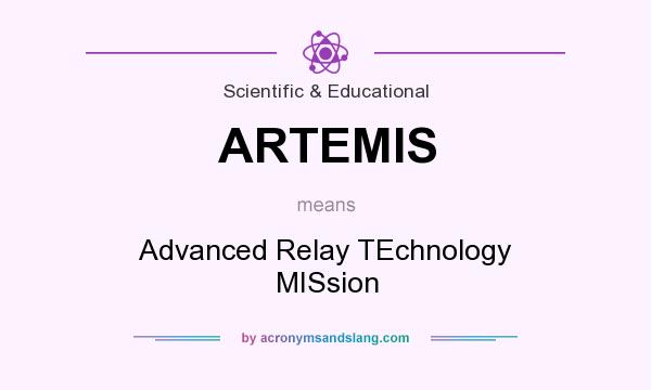 What does ARTEMIS mean? It stands for Advanced Relay TEchnology MISsion