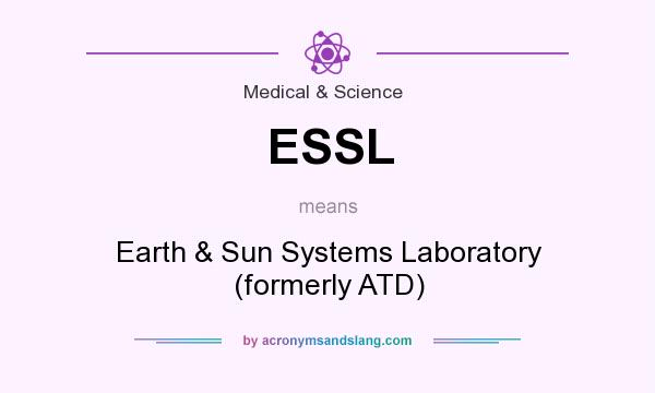 What does ESSL mean? It stands for Earth & Sun Systems Laboratory (formerly ATD)
