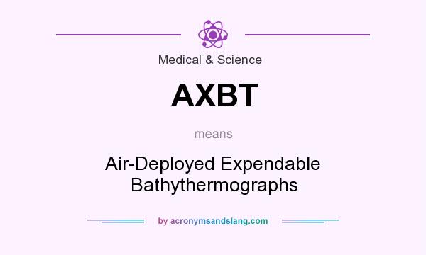 What does AXBT mean? It stands for Air-Deployed Expendable Bathythermographs