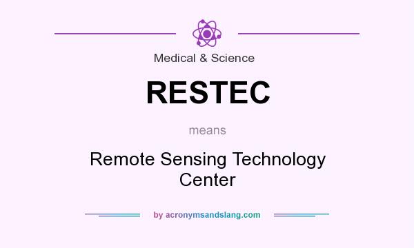 What does RESTEC mean? It stands for Remote Sensing Technology Center