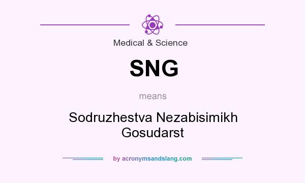 What does SNG mean? It stands for Sodruzhestva Nezabisimikh Gosudarst