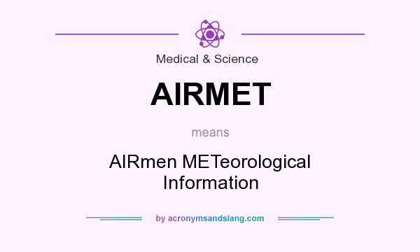 What does AIRMET mean? It stands for AIRmen METeorological Information