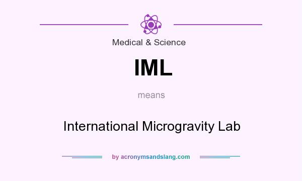 What does IML mean? It stands for International Microgravity Lab