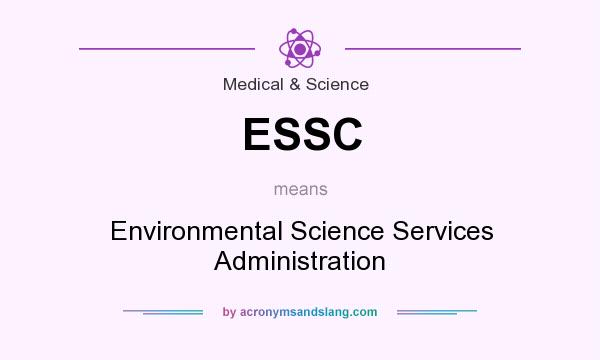 What does ESSC mean? It stands for Environmental Science Services Administration