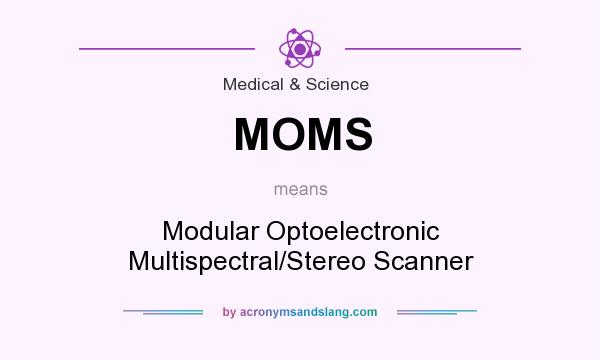 What does MOMS mean? It stands for Modular Optoelectronic Multispectral/Stereo Scanner