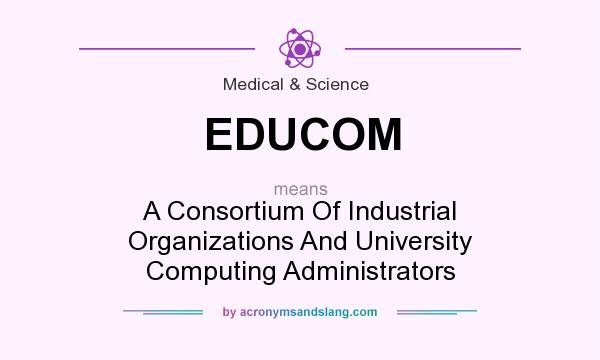 What does EDUCOM mean? It stands for A Consortium Of Industrial Organizations And University Computing Administrators