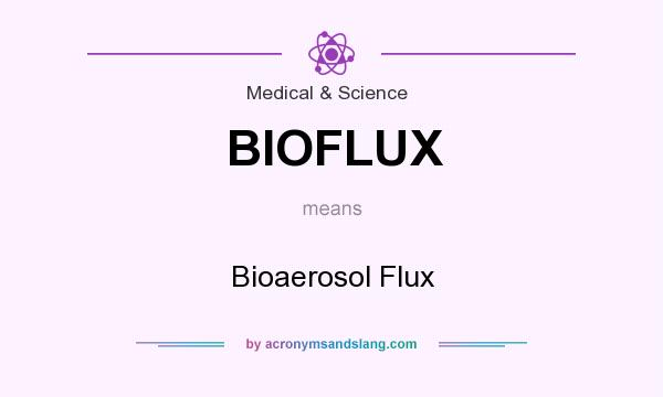 What does BIOFLUX mean? It stands for Bioaerosol Flux