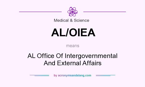 What does AL/OIEA mean? It stands for AL Office Of Intergovernmental And External Affairs