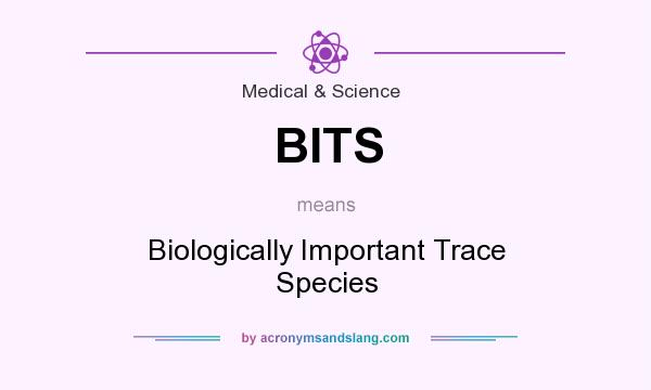 What does BITS mean? It stands for Biologically Important Trace Species