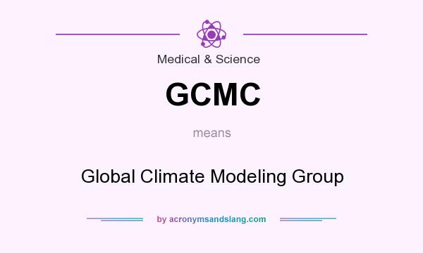 What does GCMC mean? It stands for Global Climate Modeling Group