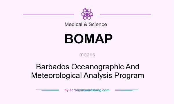 What does BOMAP mean? It stands for Barbados Oceanographic And Meteorological Analysis Program