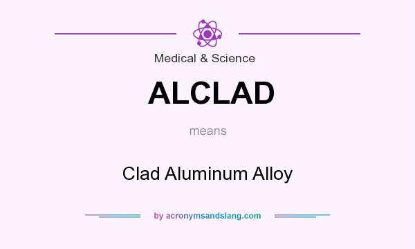 What does ALCLAD mean? It stands for Clad Aluminum Alloy