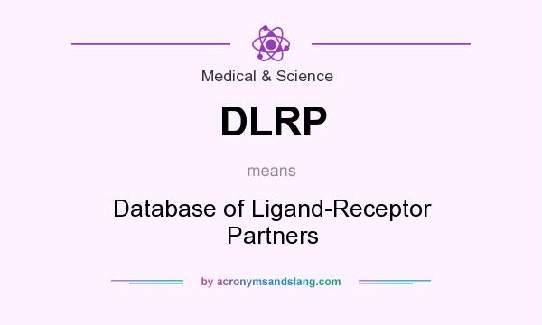 What does DLRP mean? It stands for Database of Ligand-Receptor Partners