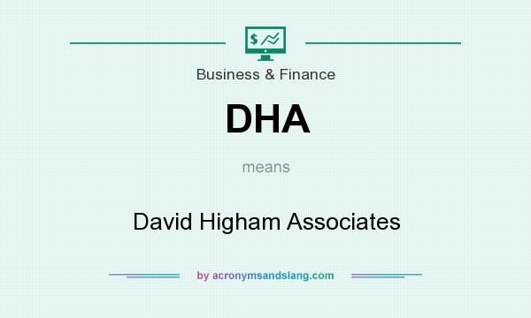 What does DHA mean? It stands for David Higham Associates