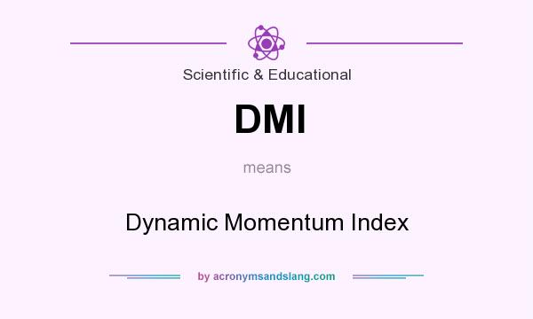 What does DMI mean? It stands for Dynamic Momentum Index