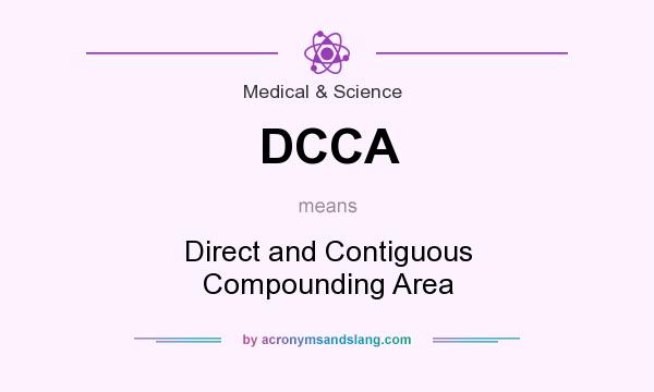 What does DCCA mean? It stands for Direct and Contiguous Compounding Area