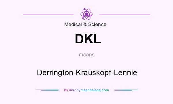 What does DKL mean? It stands for Derrington-Krauskopf-Lennie