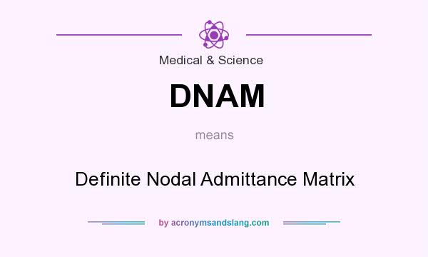What does DNAM mean? It stands for Definite Nodal Admittance Matrix