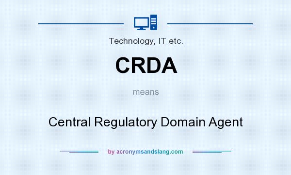 What does CRDA mean? It stands for Central Regulatory Domain Agent