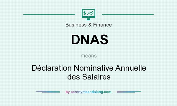 What does DNAS mean? It stands for Déclaration Nominative Annuelle des Salaires