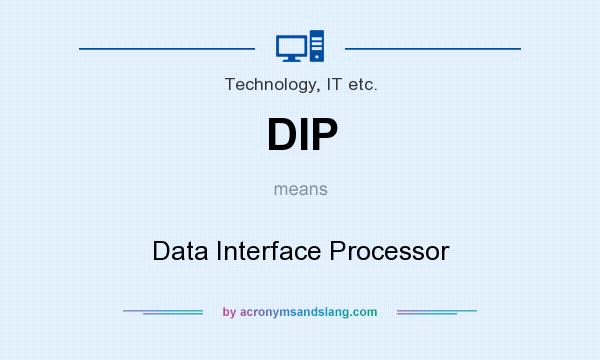 What does DIP mean? It stands for Data Interface Processor
