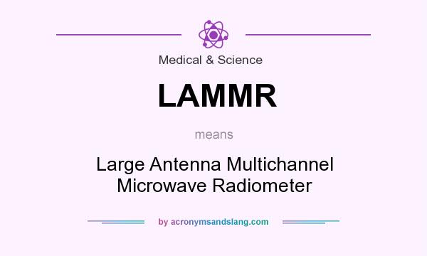 What does LAMMR mean? It stands for Large Antenna Multichannel Microwave Radiometer