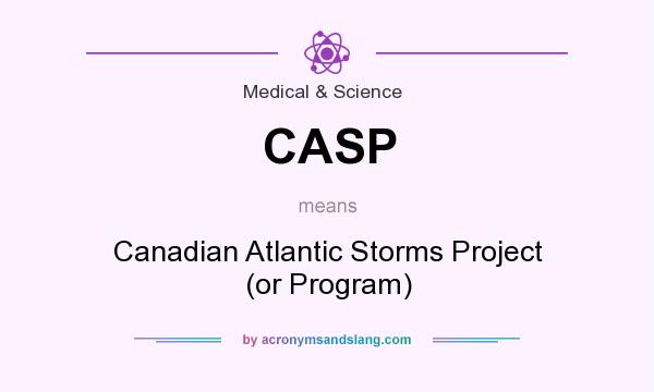 What does CASP mean? It stands for Canadian Atlantic Storms Project (or Program)