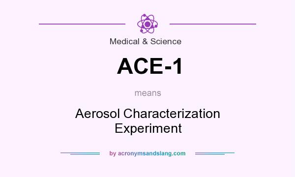 What does ACE-1 mean? It stands for Aerosol Characterization Experiment