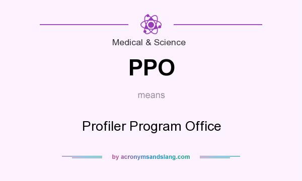What does PPO mean? It stands for Profiler Program Office