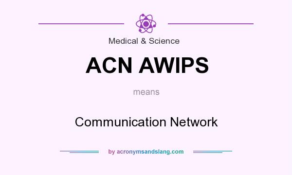 What does ACN AWIPS mean? It stands for Communication Network