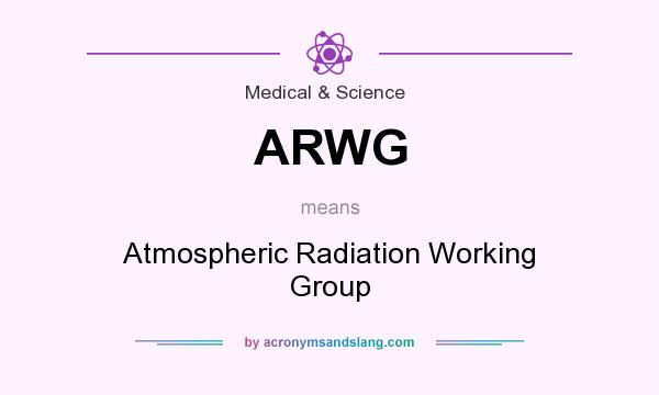 What does ARWG mean? It stands for Atmospheric Radiation Working Group