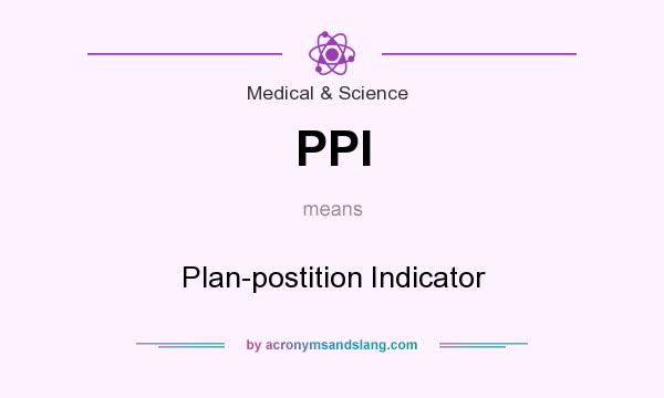 What does PPI mean? It stands for Plan-postition Indicator