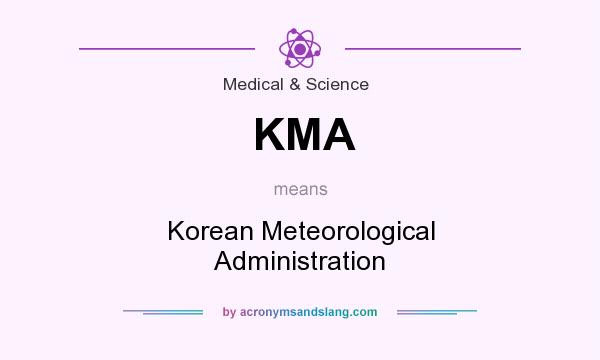 What does KMA mean? It stands for Korean Meteorological Administration