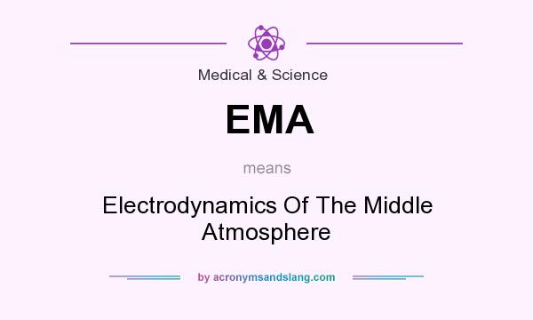 What does EMA mean? It stands for Electrodynamics Of The Middle Atmosphere