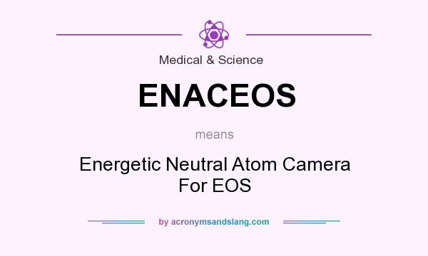 What does ENACEOS mean? It stands for Energetic Neutral Atom Camera For EOS