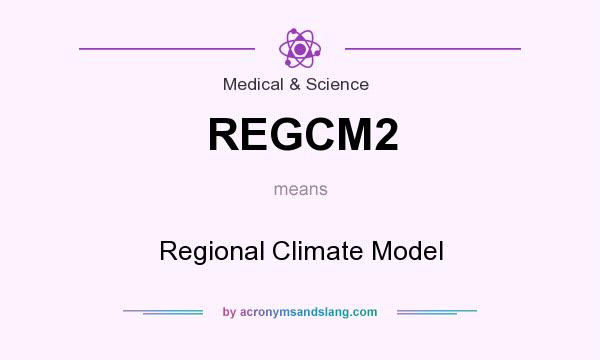What does REGCM2 mean? It stands for Regional Climate Model