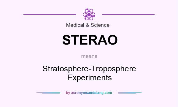 What does STERAO mean? It stands for Stratosphere-Troposphere Experiments
