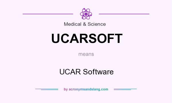 What does UCARSOFT mean? It stands for UCAR Software
