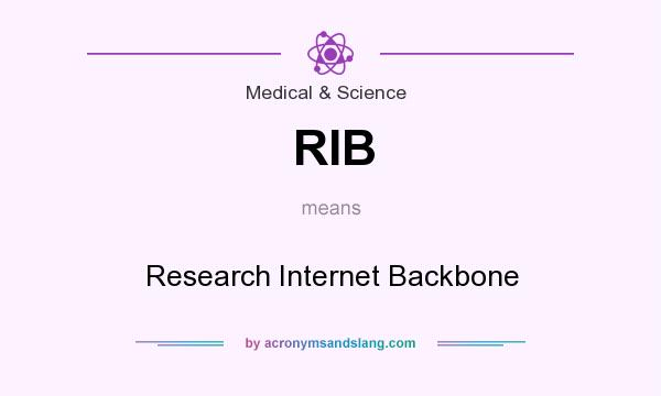What does RIB mean? It stands for Research Internet Backbone