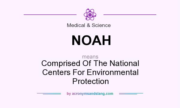 What does NOAH mean? It stands for Comprised Of The National Centers For Environmental Protection