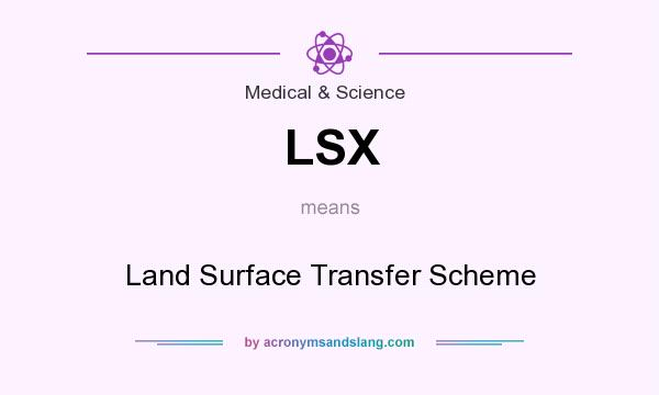 What does LSX mean? It stands for Land Surface Transfer Scheme
