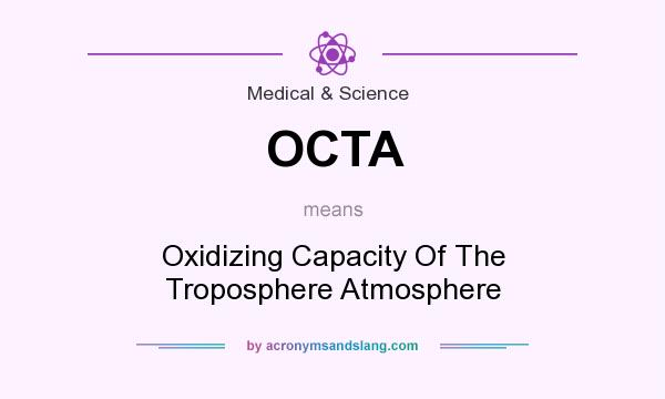 What does OCTA mean? It stands for Oxidizing Capacity Of The Troposphere Atmosphere