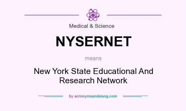 What does NYSERNET mean? It stands for New York State Educational And Research Network