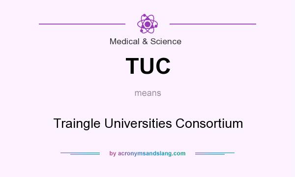 What does TUC mean? It stands for Traingle Universities Consortium